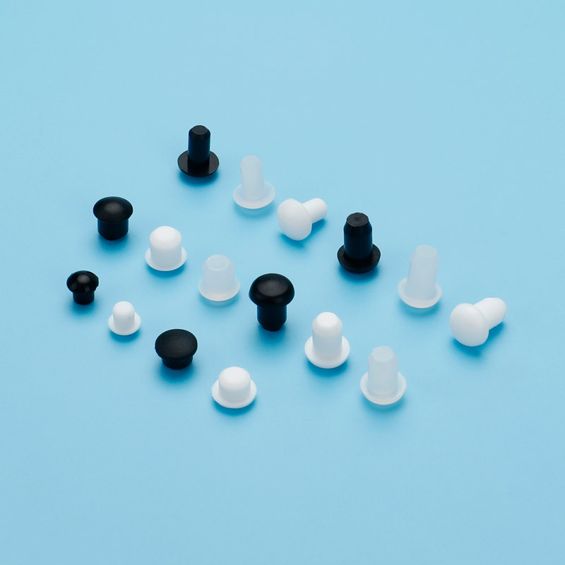 透明防水實心弧面硅膠塞